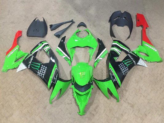 2008-2010 Green Ninja Kawasaki ZX10R Fairing Kit