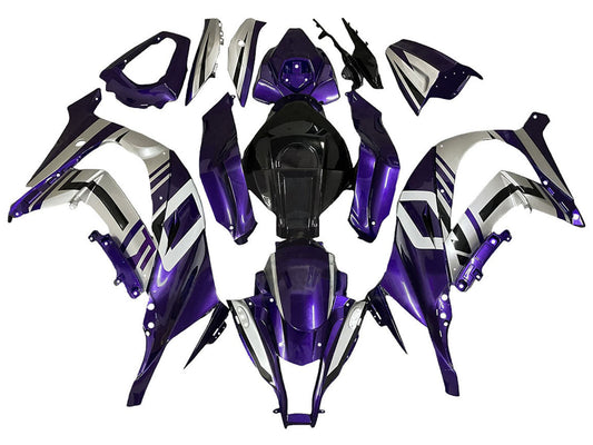 2008-2010 Red Black Monster Elf Kawasaki ZX10R Fairing Kit