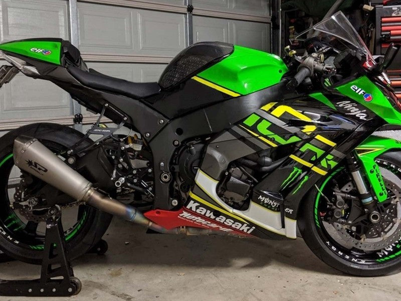 Purchase 2011-2015 Green Yellow Black White Elf Monster Kawasaki ZX10R Motorcycle Fairings UK