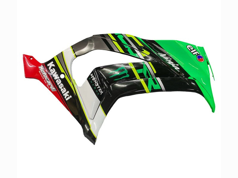 Purchase 2011-2015 Green Yellow Black White Elf Monster Kawasaki ZX10R Motorcycle Fairings UK