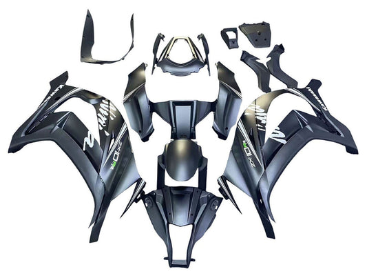 2011-2015 Grey Black Ninja Kawasaki ZX10R Fairing Kit