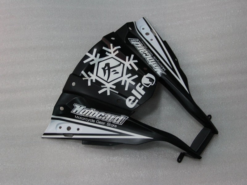Purchase 2011-2015 Glossy Black White Elf Snow Decal Kawasaki ZX10R Motorcycle Fairings UK