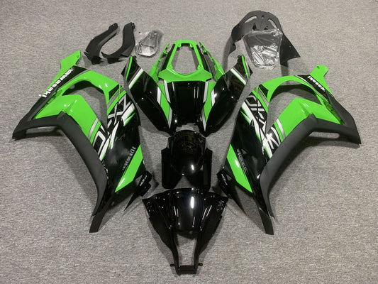 2011-2015 White Black Kawasaki ZX10R Fairing Kit