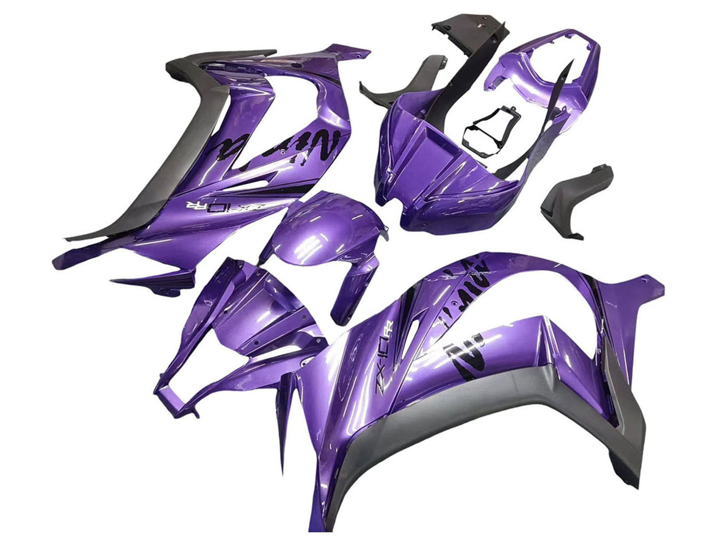 2011-2015 Glossy Purple Ninja Kawasaki ZX10R Fairing Kit