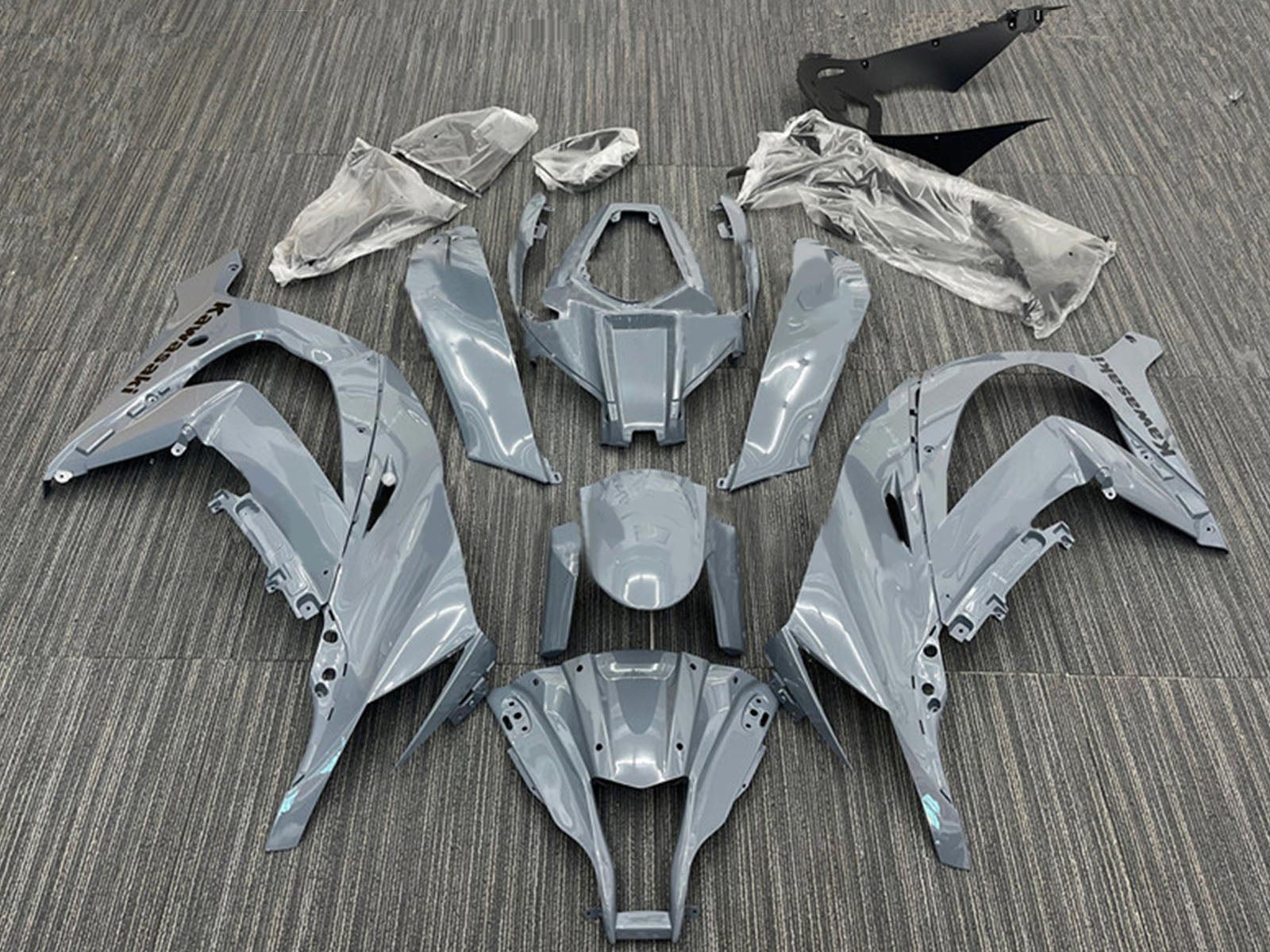 2011-2015 Nardo Grey Kawasaki ZX10R Motorcycle Fairings， Purchase 2011-2015 Nardo Grey Kawasaki ZX10R Motorcycle Fairings UK - UK