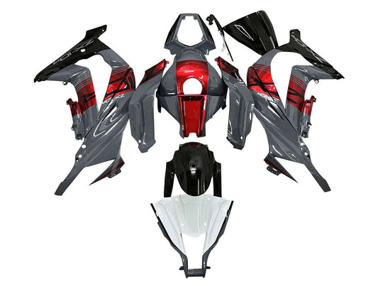 2011-2015 Green Black White Kawasaki ZX10R Fairing Kit