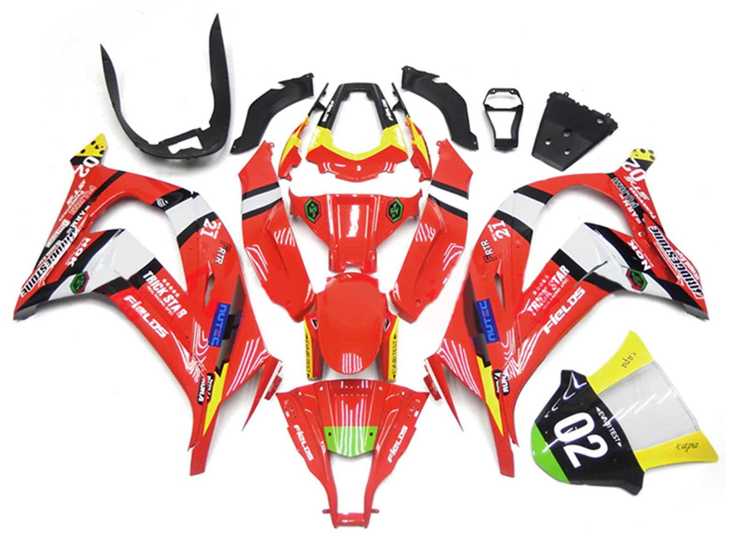2011-2015 Grey Ninja Kawasaki ZX10R Fairing Kit