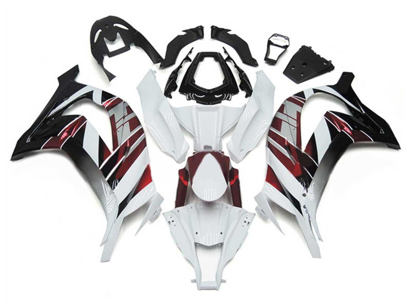 Purchase 2011-2015 White Red Silver Black Kawasaki ZX10R Motorcycle Fairings UK