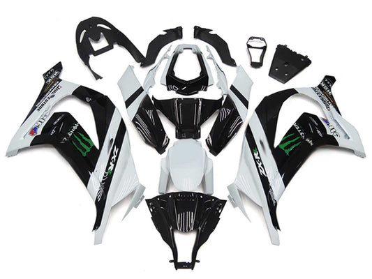 2011-2015 Matte Grey Black Blue 69 Kawasaki ZX10R Fairing Kit