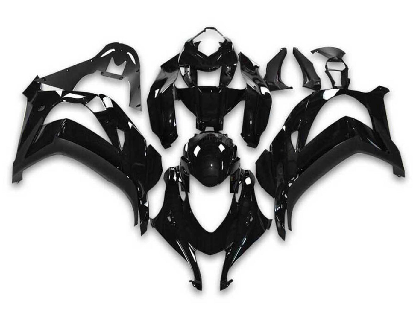 2016-2020 Black Ninja Kawasaki ZX10R Fairing Kit