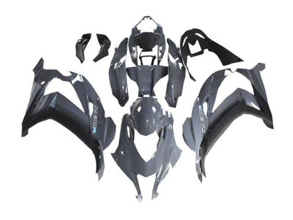 2016-2020 Kawasaki ZX-10R Black with White Snow Decal Elf Ninja 66 Fairing Kit