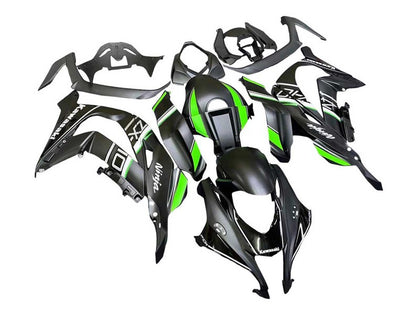 2016-2020 Kawasaki ZX-10R Black Green Fairing Kit