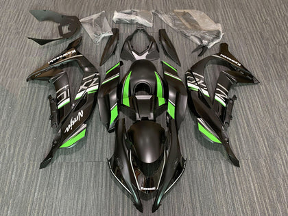 2016-2020 Kawasaki ZX-10R Black Green Fairing Kit