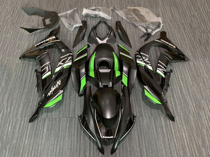 2016-2020 Kawasaki ZX-10R Black Green Fairing Kit