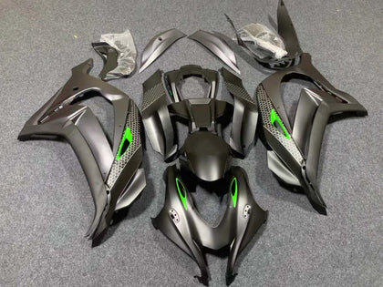 2016-2020 Kawasaki ZX-10R Black Green Fairing Kit