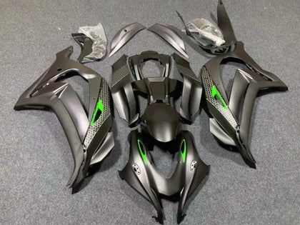 2016-2020 Kawasaki ZX-10R Black Green Fairing Kit