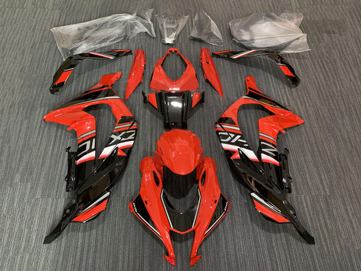 2016-2020 Blue Yellow Black Monster 46 Kawasaki ZX10R Fairing Kit
