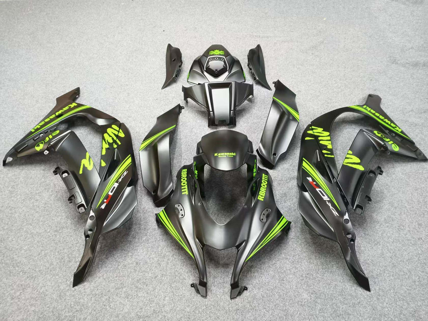 2016-2020 Pink Black Monster Elf Ninja Kawasaki ZX10R Fairing Kit