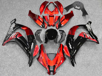 2016-2020 Kawasaki ZX-10R Black White Fairing Kit