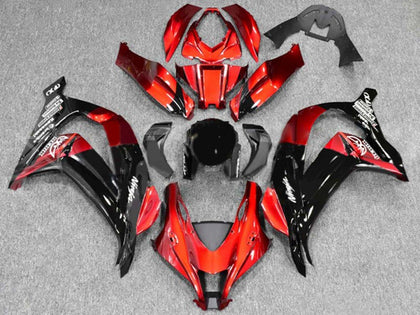 2016-2020 Kawasaki ZX-10R Black White Fairing Kit