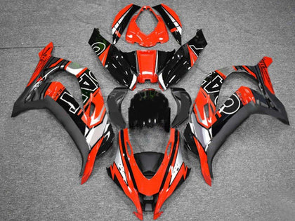 2016-2020 Kawasaki ZX-10R Black Green Fairing Kit