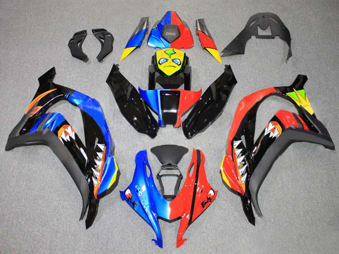 2016-2020 Green Black Ninja Kawasaki ZX10R Fairing Kit