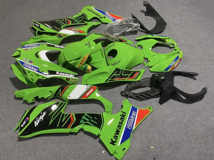 2021-2025 Kawasaki ZX-10R Black Green Elf Fairing Kit
