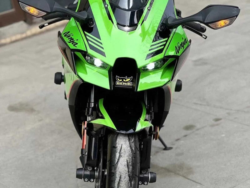 Purchase 2021-2025 Green Glossy Black Kawasaki ZX10R Motorcycle Fairings UK