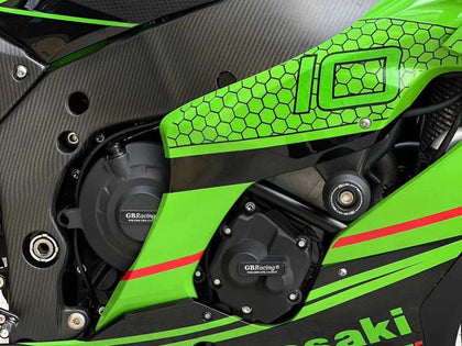 2021-2025 Kawasaki ZX-10R Black Green Fairing Kit