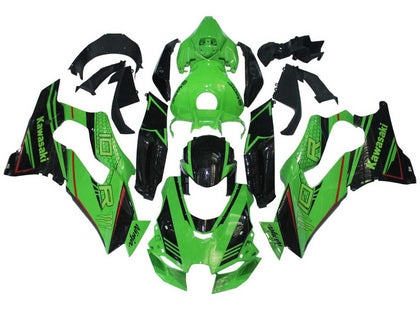 2021-2025 Kawasaki ZX-10R Black Green Fairing Kit