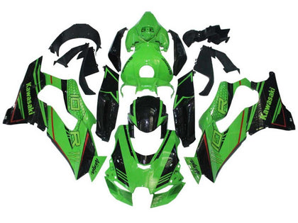 2021-2025 Kawasaki ZX-10R Black Green Fairing Kit