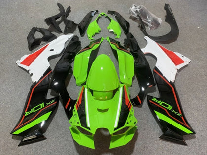 2021-2025 Kawasaki ZX-10R Green Black White Fairing Kit