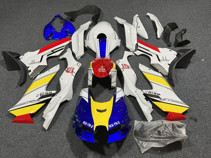 2021-2025 Kawasaki ZX-10R Blue White Yellow Fairing Kit