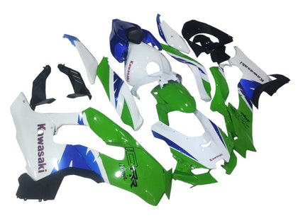 2021-2025 Kawasaki ZX-10R Green Blue White Fairing Kit