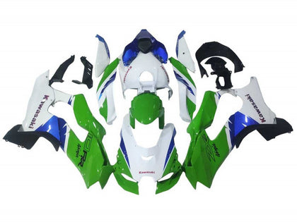 2021-2025 Kawasaki ZX-10R Green Blue White Fairing Kit