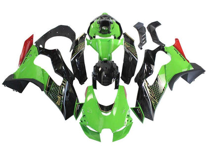 2021-2025 Kawasaki ZX-10R Green Black Fairing Kit
