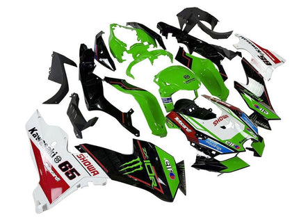 2021-2025 Kawasaki ZX-10R Green Black White Elf 66 Fairing Kit
