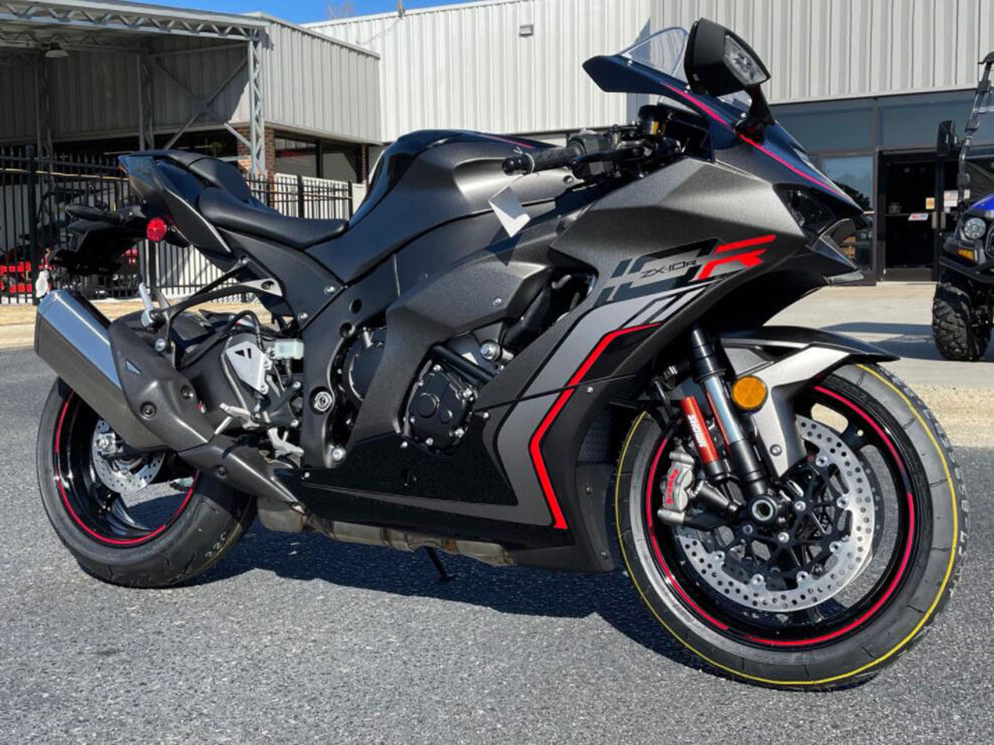2021-2025 Grey Black Kawasaki ZX10R Fairing Kit
