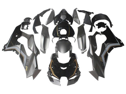2021-2025 Kawasaki ZX-10R Black Gray Gold Fairing Kit