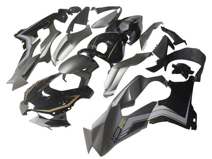 2021-2025 Kawasaki ZX-10R Black Gray Gold Fairing Kit