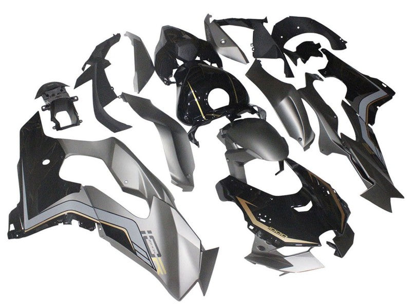Purchase 2021-2025 Black Grey Gold Kawasaki ZX10R Motorcycle Fairings UK