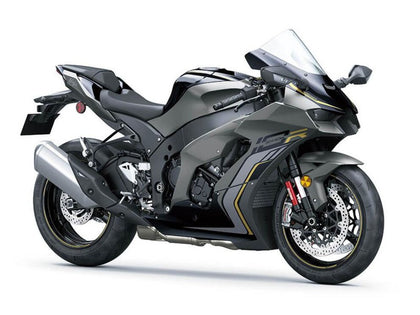 2021-2025 Kawasaki ZX-10R Black Gray Gold Fairing Kit