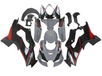2021-2025 Kawasaki ZX-10R Gray Black Red Fairing Kit