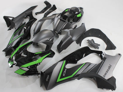 2021-2025 Kawasaki ZX-10R Gray Black Green Fairing Kit