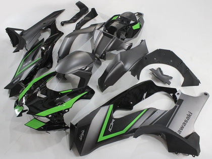 2021-2025 Kawasaki ZX-10R Gray Black Green Fairing Kit