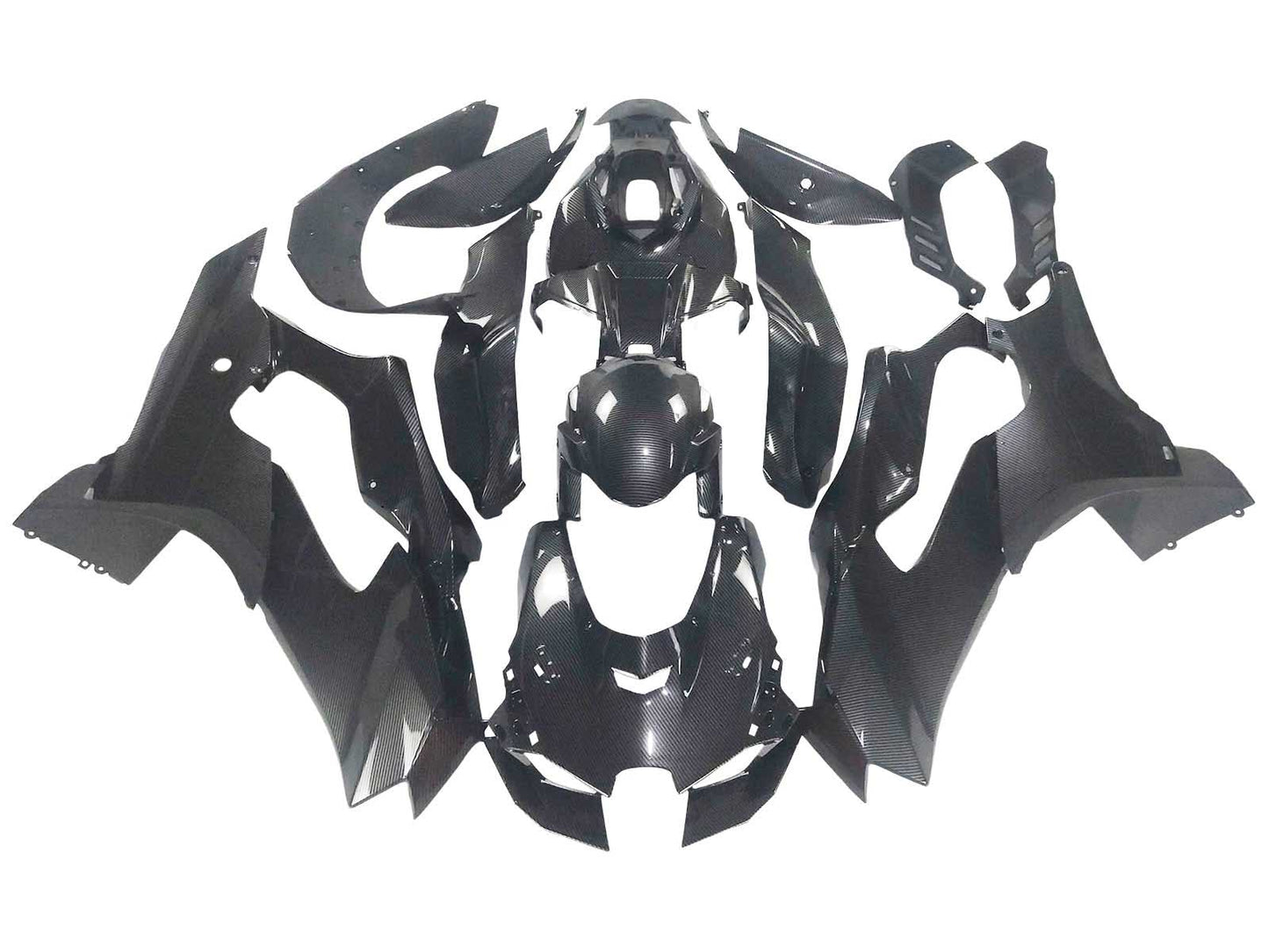 2021-2025 Black Carbon Fiber Kawasaki ZX10R Fairing Kit
