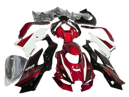 2021-2025 Kawasaki ZX-10R Glossy Red Black White Fairing Kit