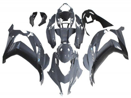 2021-2025 Kawasaki ZX-10R Glossy Gray Black Fairing Kit