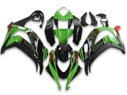 2021-2025 Kawasaki ZX-10R Green Black Fairing Kit