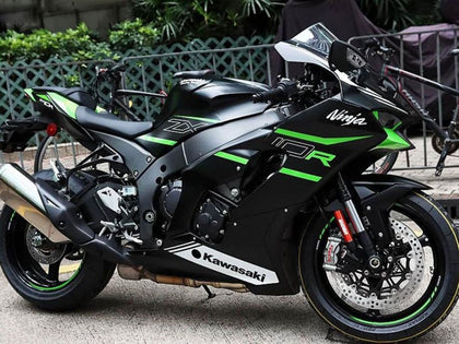 2021-2025 Kawasaki ZX-10R Black Green Fairing Kit